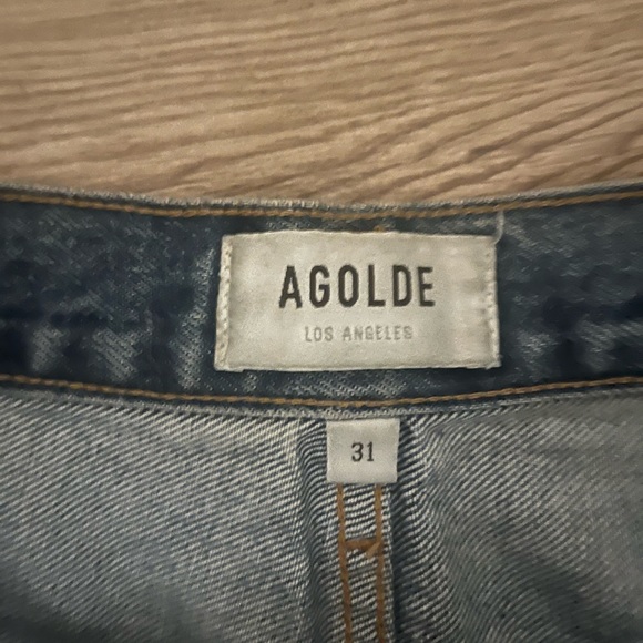 AGOLDE SIZE 31 90s pinch waist straight leg denim - Picture 3 of 3